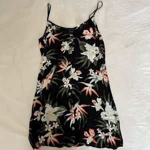 Hawaiian floral mini dress